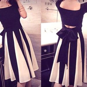 Black and white dress